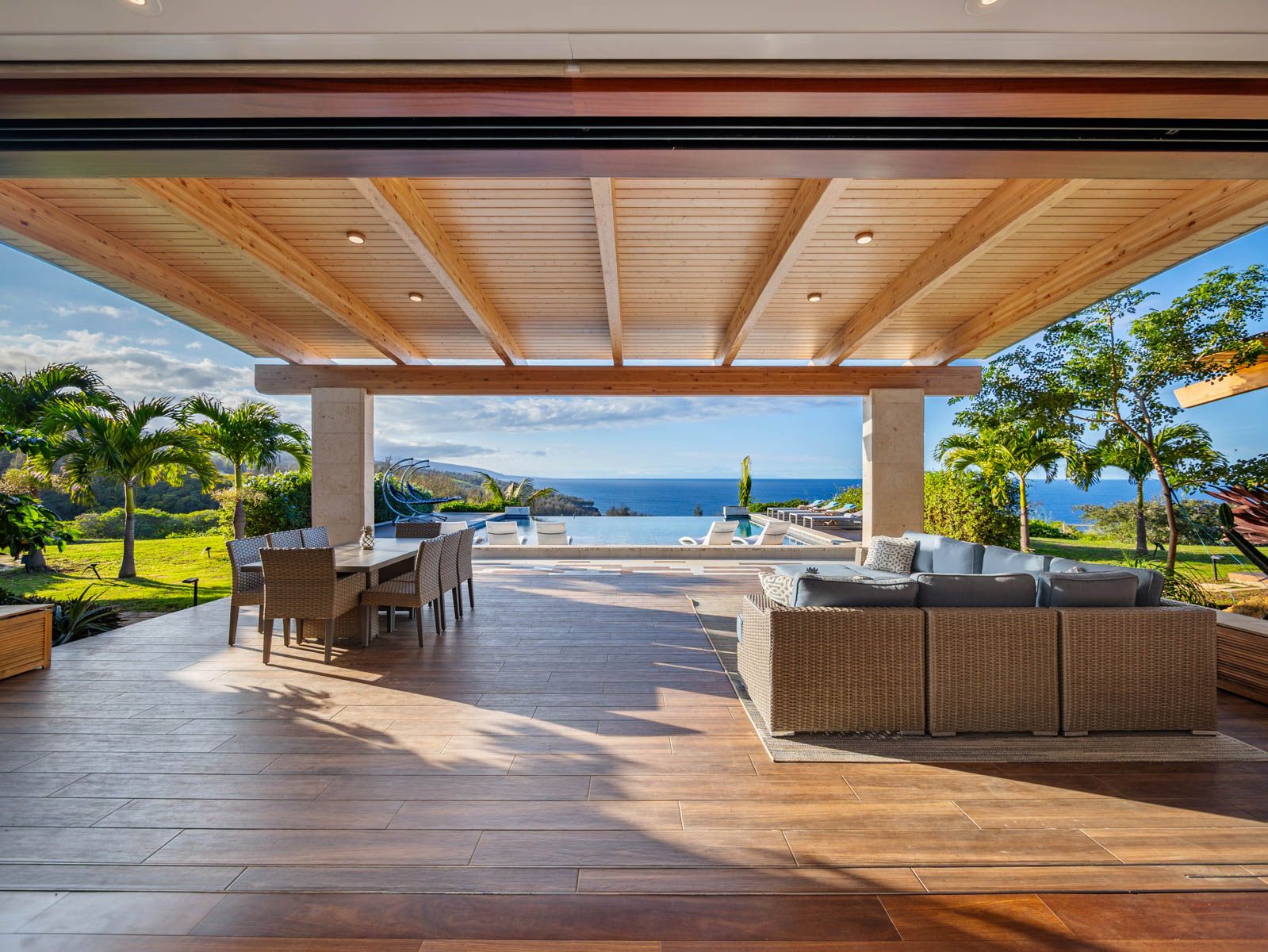 45-5038 Nānaina Kai Road Honokaa, HI 96727 - Photo 16 of 29 a living room with furniture and a wooden floor