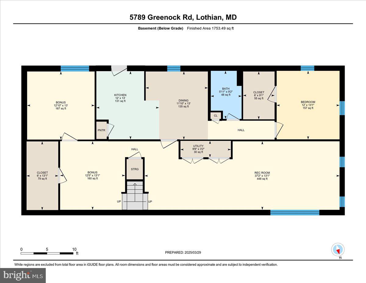 5789 Greenock Road Lothian, MD 20711 - Photo 57 of 57 Lower Level Floor Plan