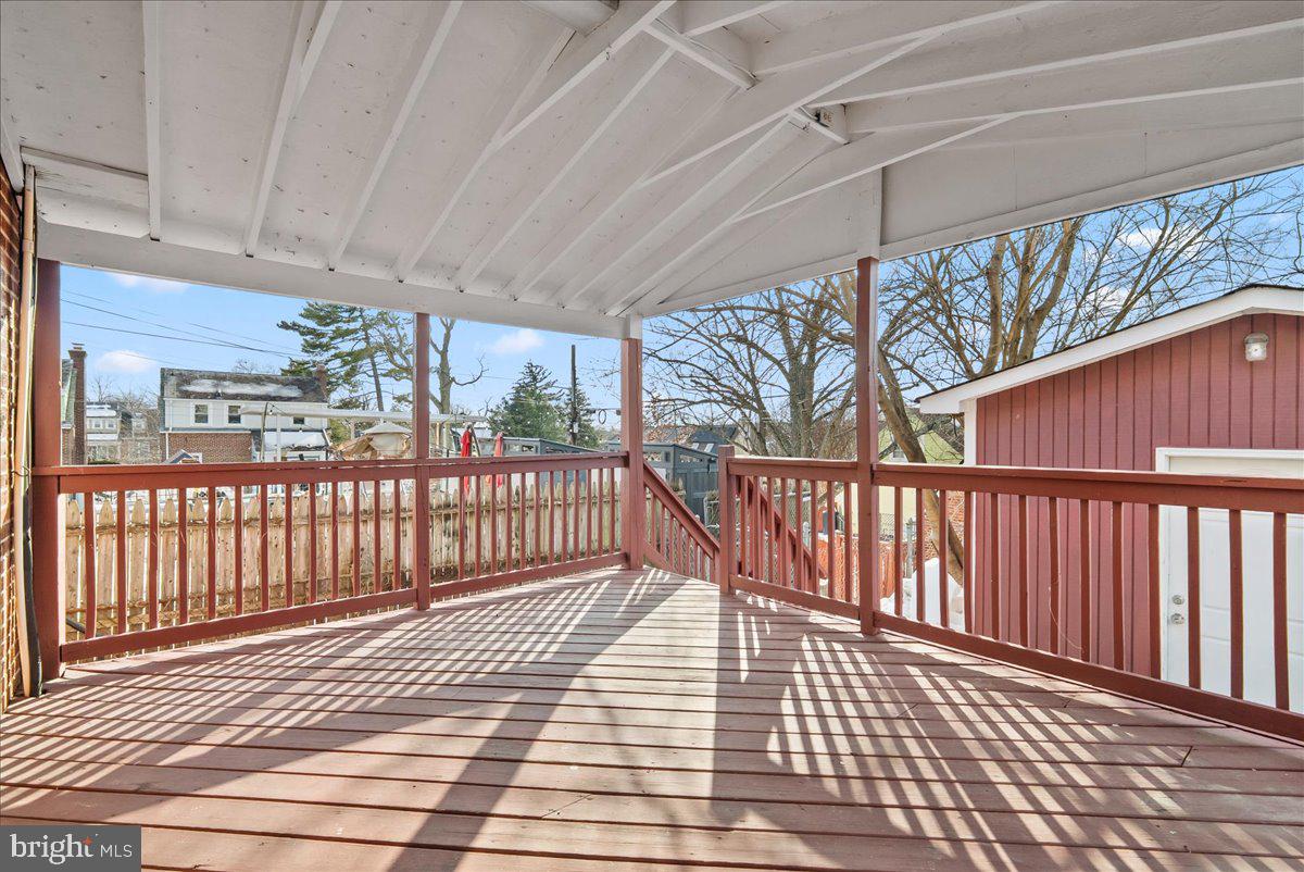 6416 Blair Road Northwest Washington, DC 20012 - Photo 27 of 32 a view of a balcony with wooden floor