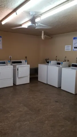 a view of a park with a slide