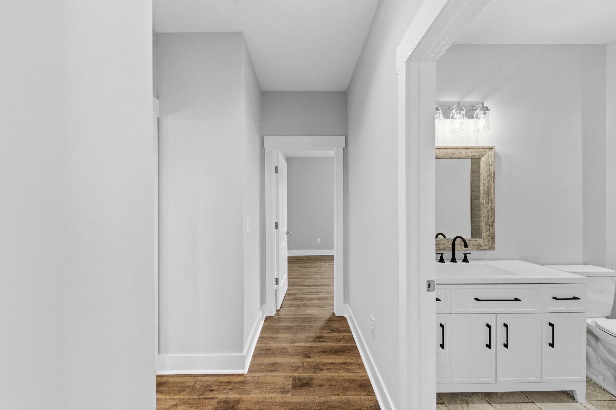 338 Dugout Road Summertown, TN 38483 - Photo 54 of 75 a view of a bathroom from the hallway