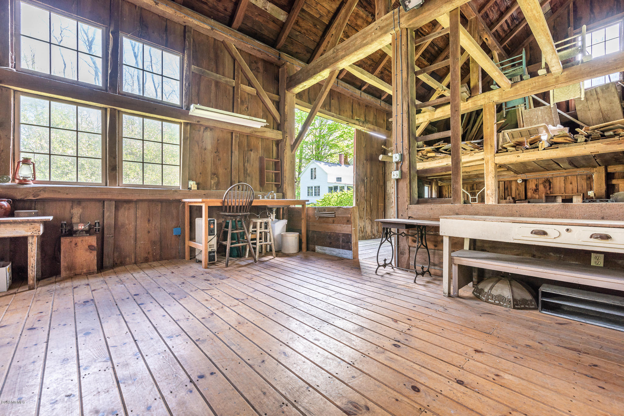 292 Great Barrington Road West Stockbridge, MA 01236 - Photo 35 of 47 Barn Interior
