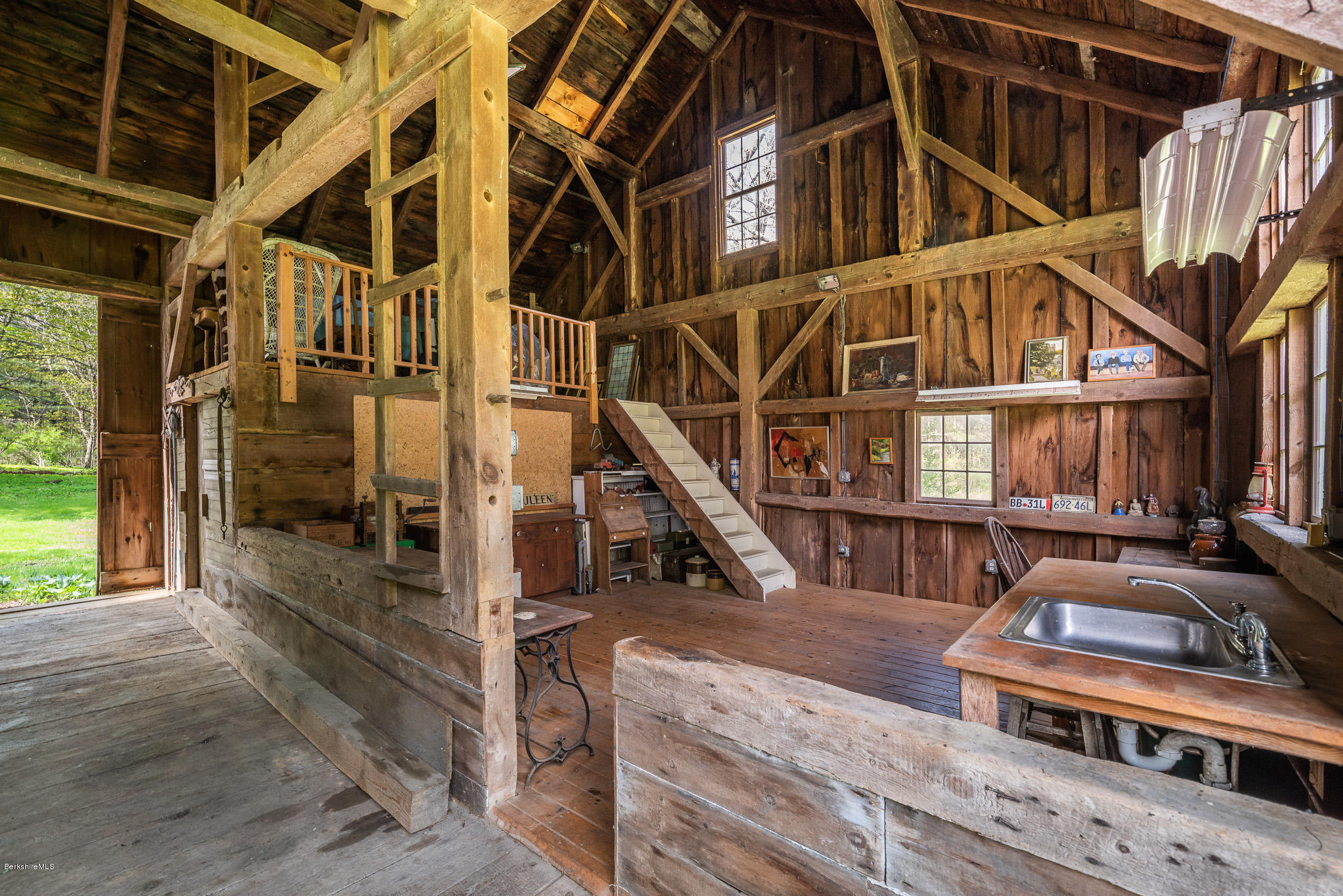 292 Great Barrington Road West Stockbridge, MA 01236 - Photo 36 of 47 Barn Interior