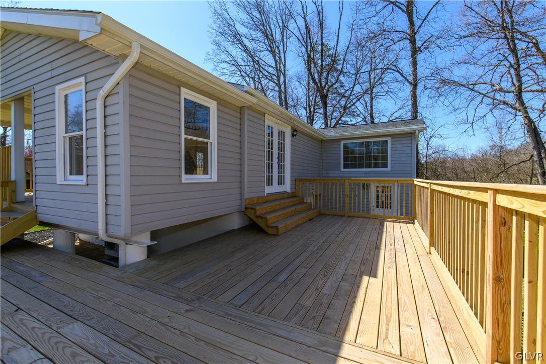396 Swamp Road Wind Gap, PA 18091 - Photo 50 of 50 a view of house with deck and wooden floor