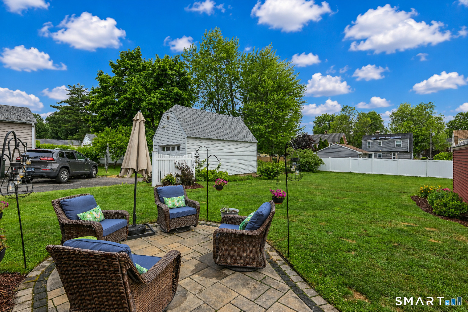 37 Chamberlain Road Wethersfield, CT 06109 - Photo 20 of 27 Unwind on the patio