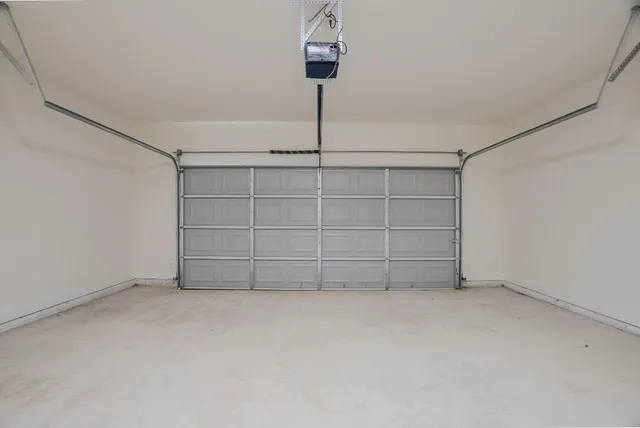 a view of room with racks on the wall