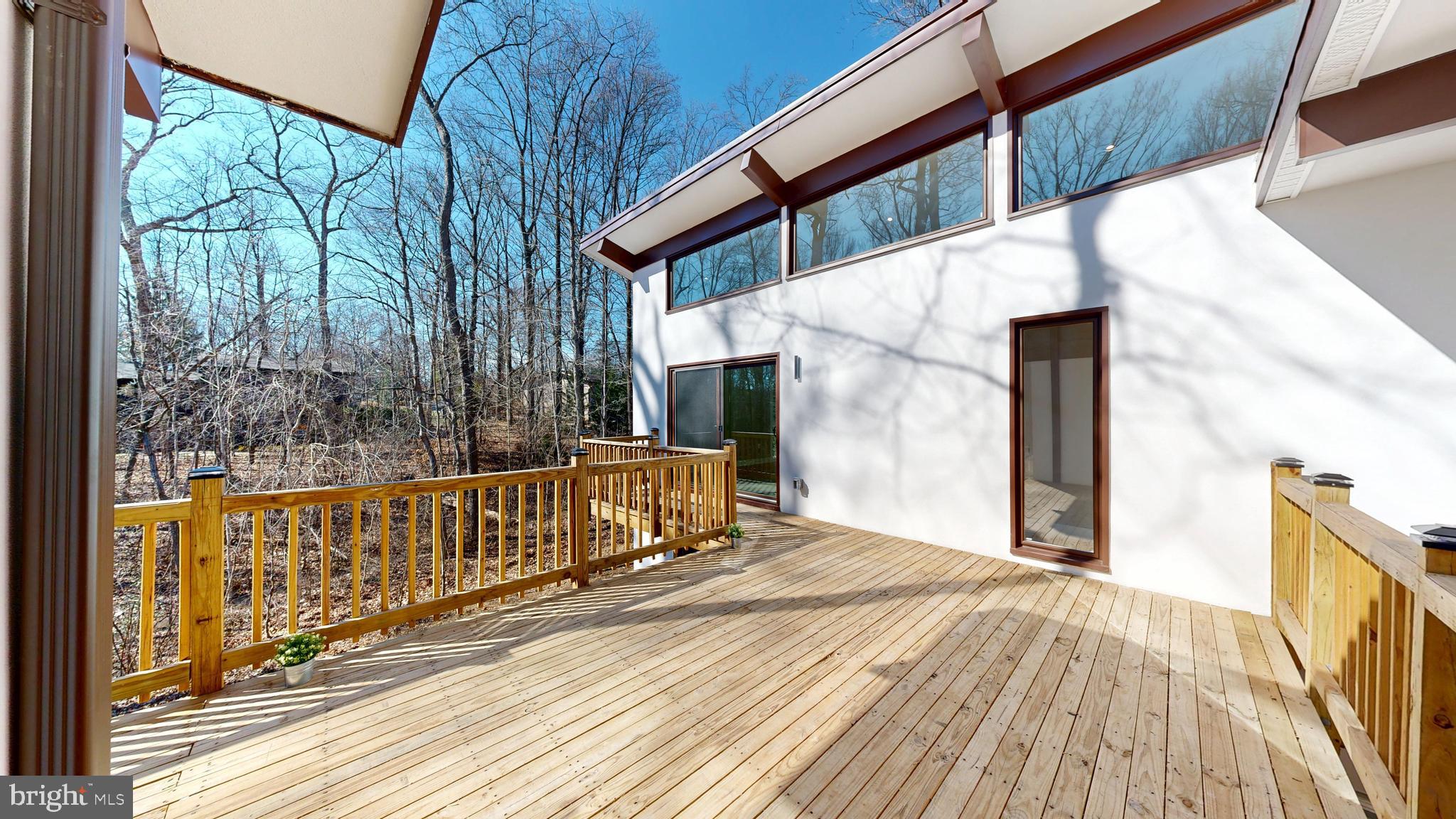 11101 Wedge Drive Reston, VA 20190 - Photo 51 of 55 a view of balcony with wooden floor