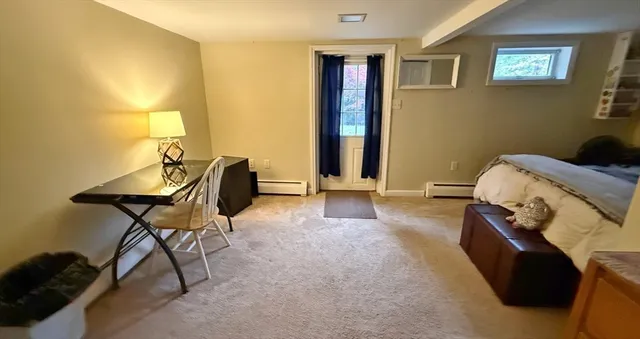 a view of workspace with lounge chair