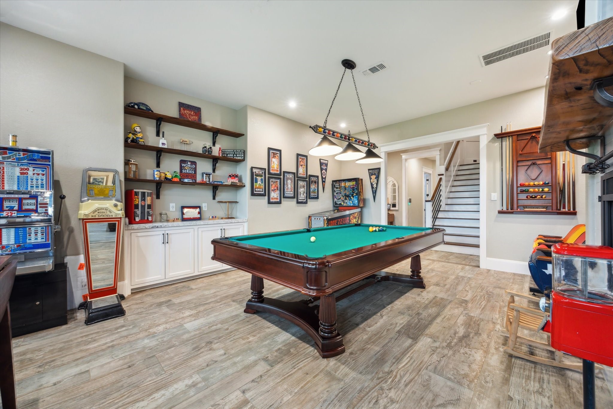 1255 Bronco Trail Angleton, TX 77515 - Photo 16 of 50 a room with furniture and gym equipment