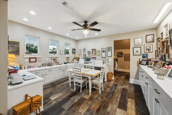 a room with storage and utility