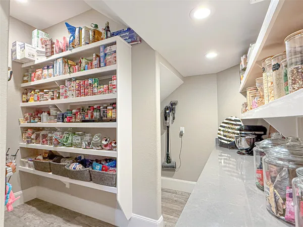 a close view of utility room