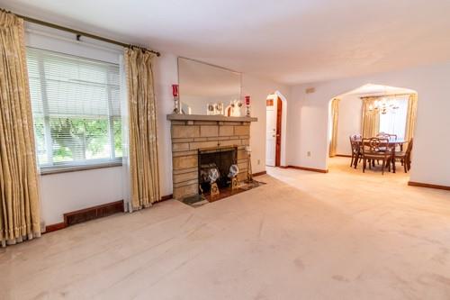159 Craigdell Road Lower Burrell, PA 15068 - Photo 6 of 31 a view of a livingroom with furniture and a fireplace
