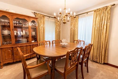 159 Craigdell Road Lower Burrell, PA 15068 - Photo 10 of 31 a view of a dining room with furniture and chandelier