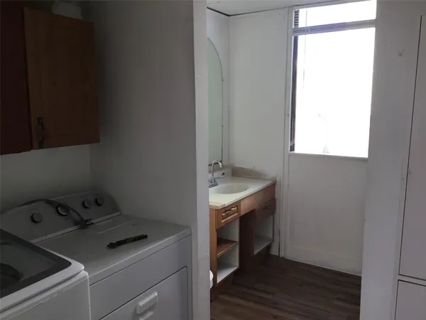 a room with storage and utility