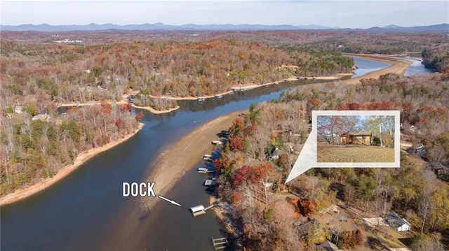 an aerial view of residential house with outdoor space