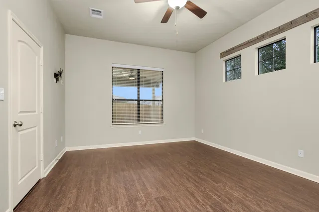 wooden floor in an empty room