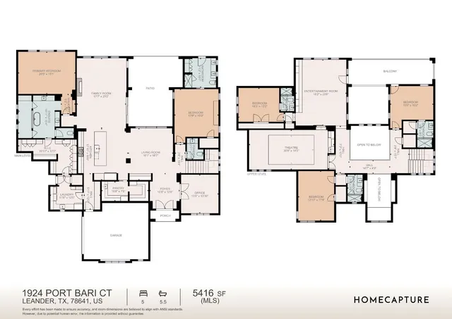 $2,390,000 | 1924 Port Bari Court, Leander, TX 78641