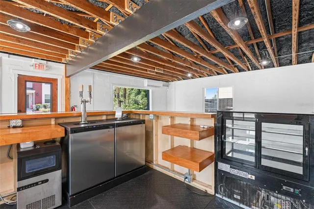 a view of storage and utility room