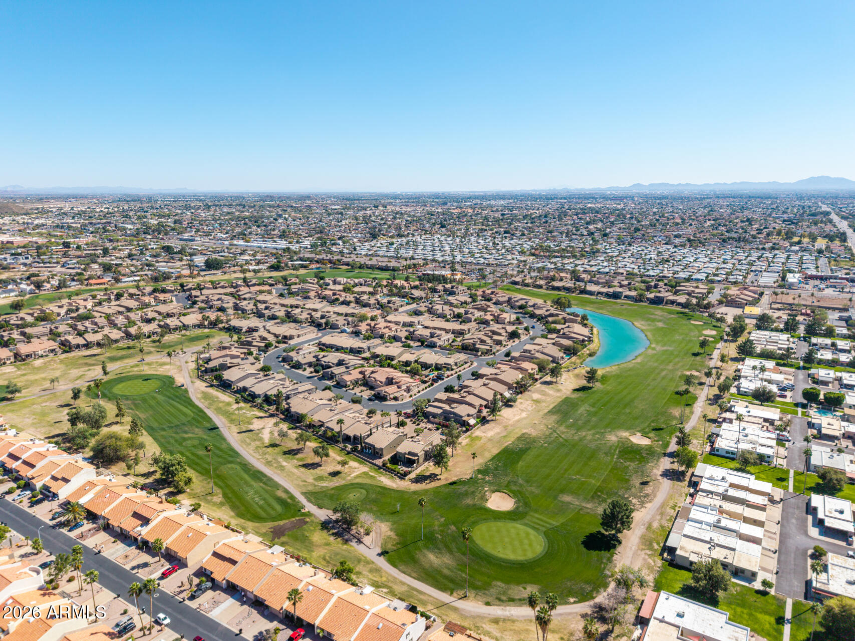 6202 East McKellips Road, Unit 88 Mesa, AZ 85215 - Photo 53 of 55 Golf drone view
