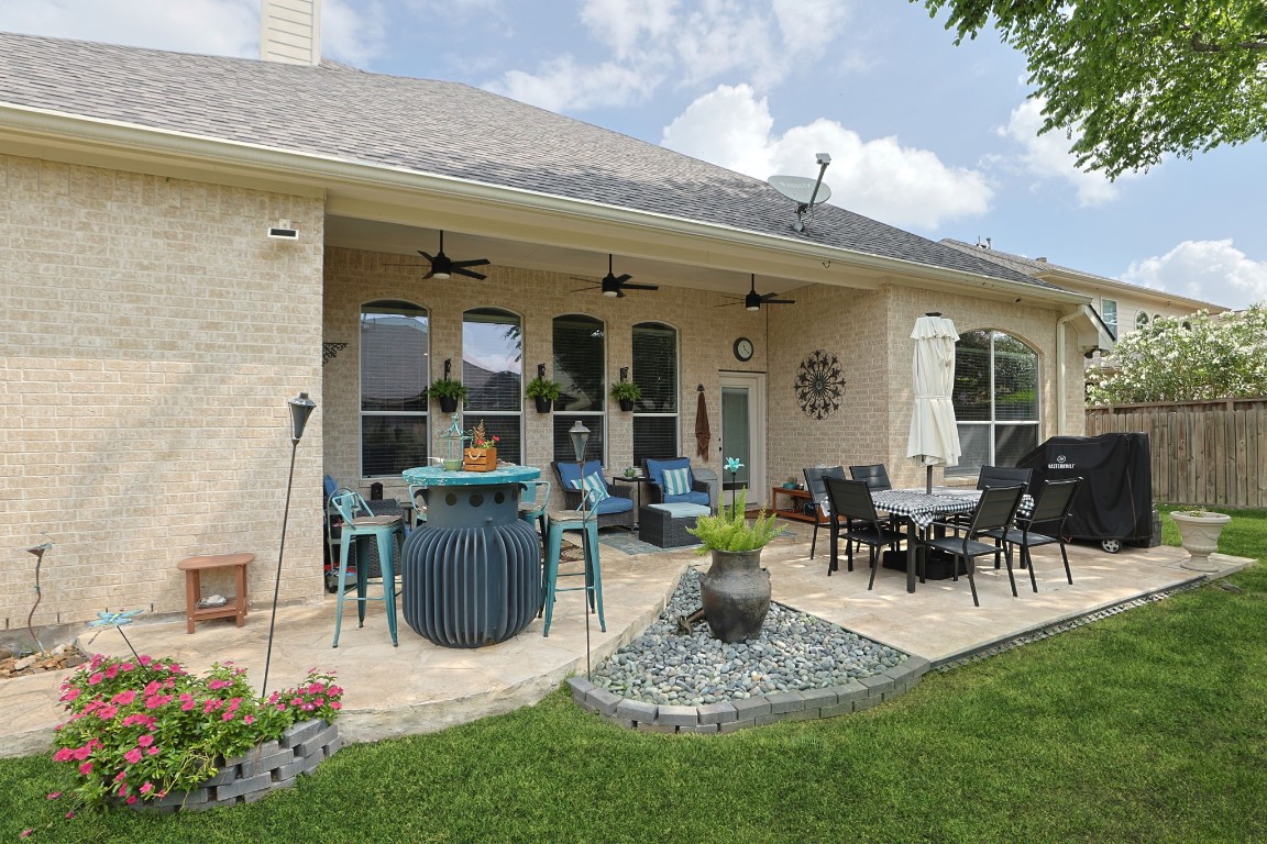 20410 Misty Crossing Lane Spring, TX 77379 - Photo 33 of 50 This patio if ideal for outdoor entertaining in this private setting.