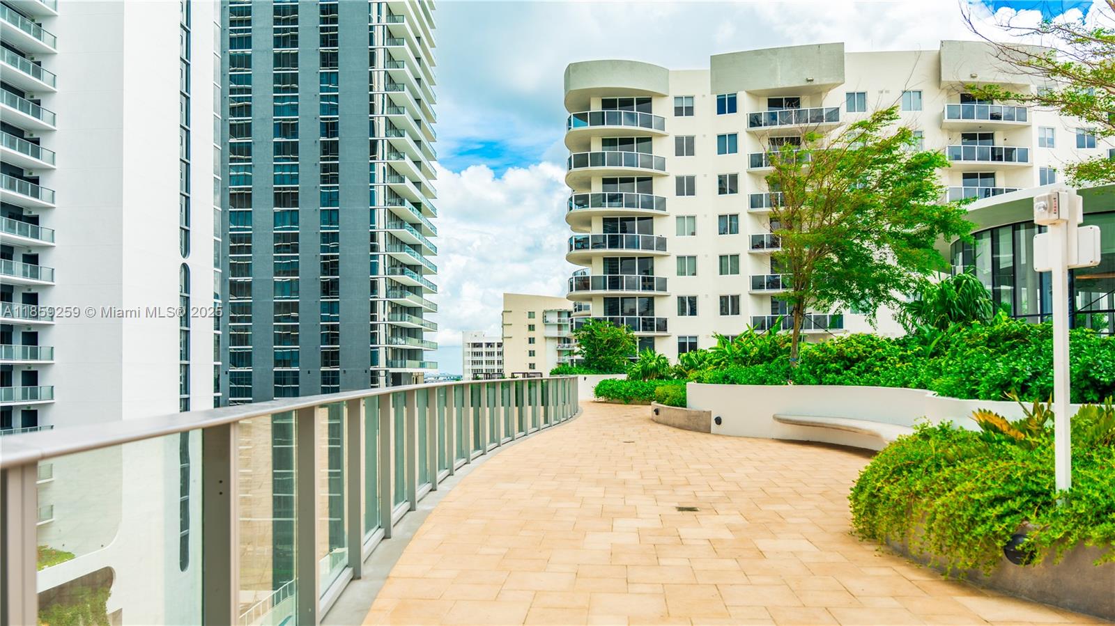 700 Northeast 24th Street, Unit 4407 Miami, FL 33137 - Photo 36 of 75 a view of a balcony with a yard