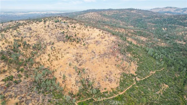 a view of an outdoor space and a mountain view