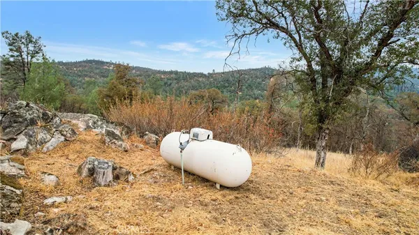 a view of an outdoor space and mountain view
