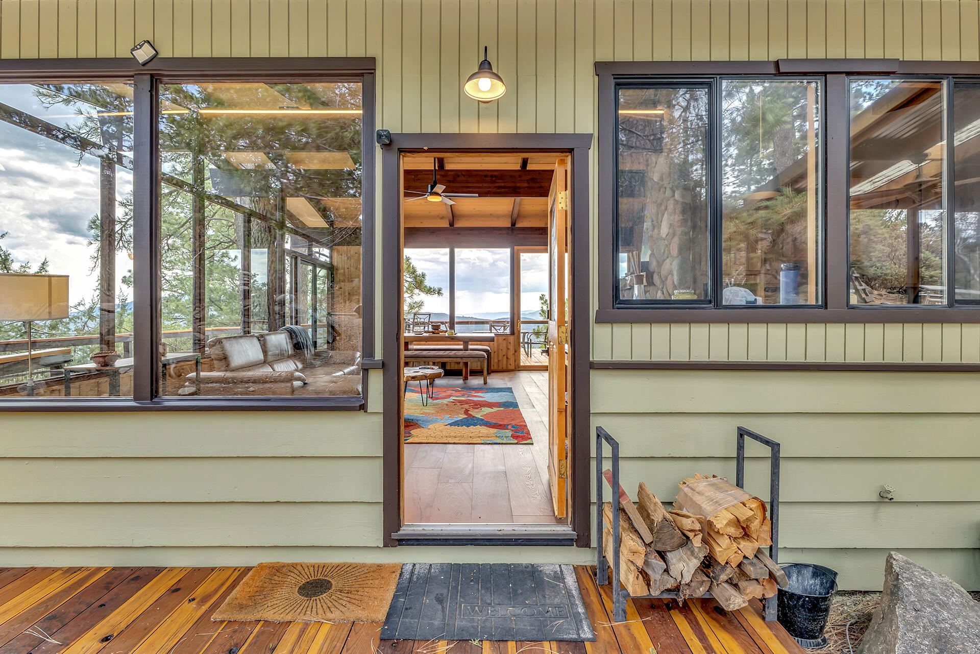 27011 Lookout Lane Idyllwild, CA 92549 - Photo 12 of 68 a view of a living room and window