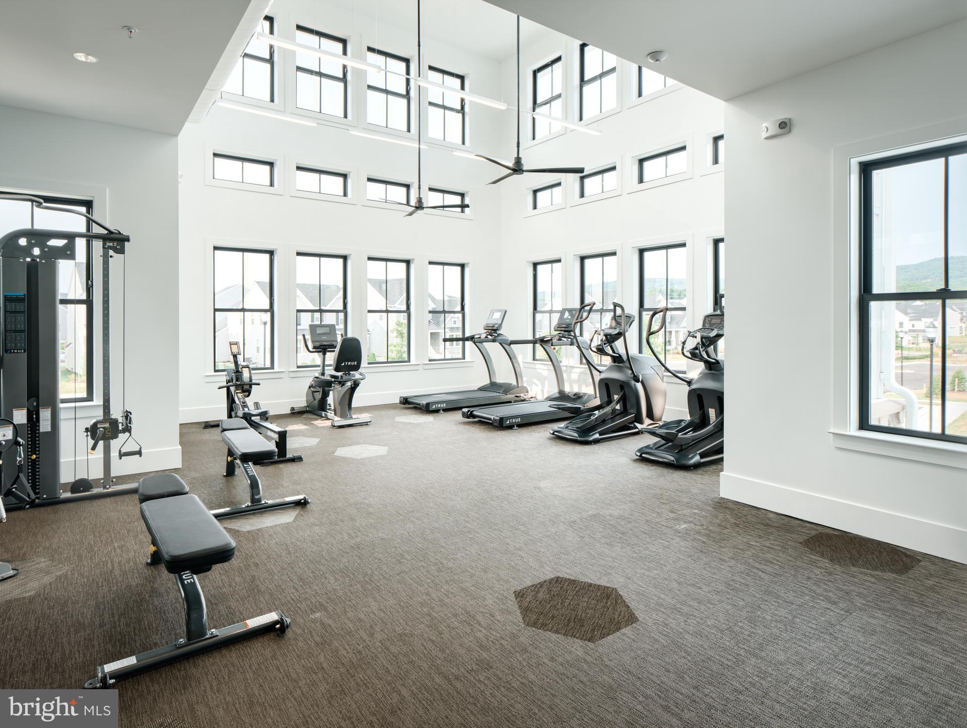 500 Slugger Alley, Unit MILTON Frederick, MD 21702 - Photo 40 of 53 a view of a room with gym equipment