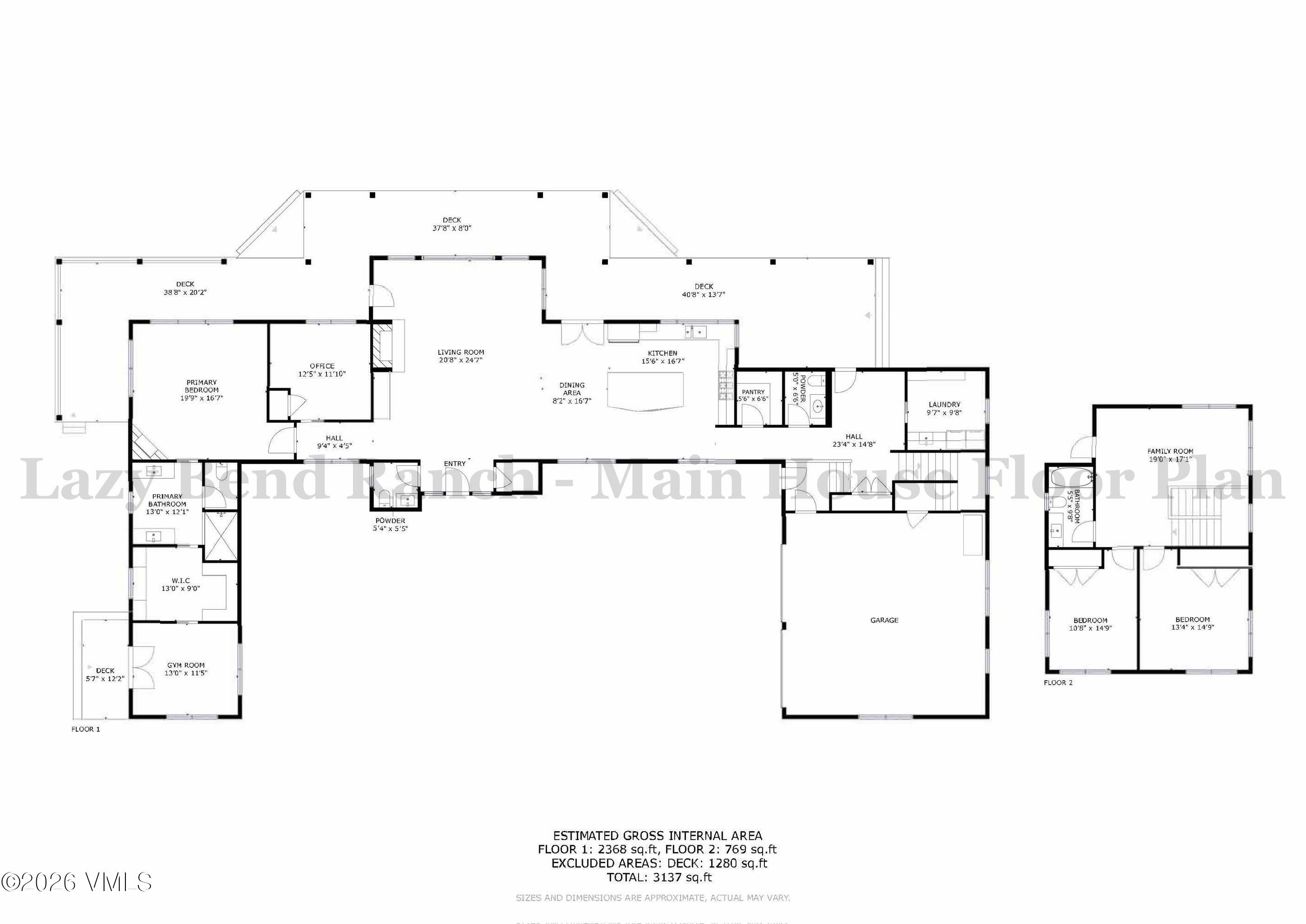 34900 Colorado River Road McCoy, CO 80463 - Photo 38 of 46 a picture of floor plan