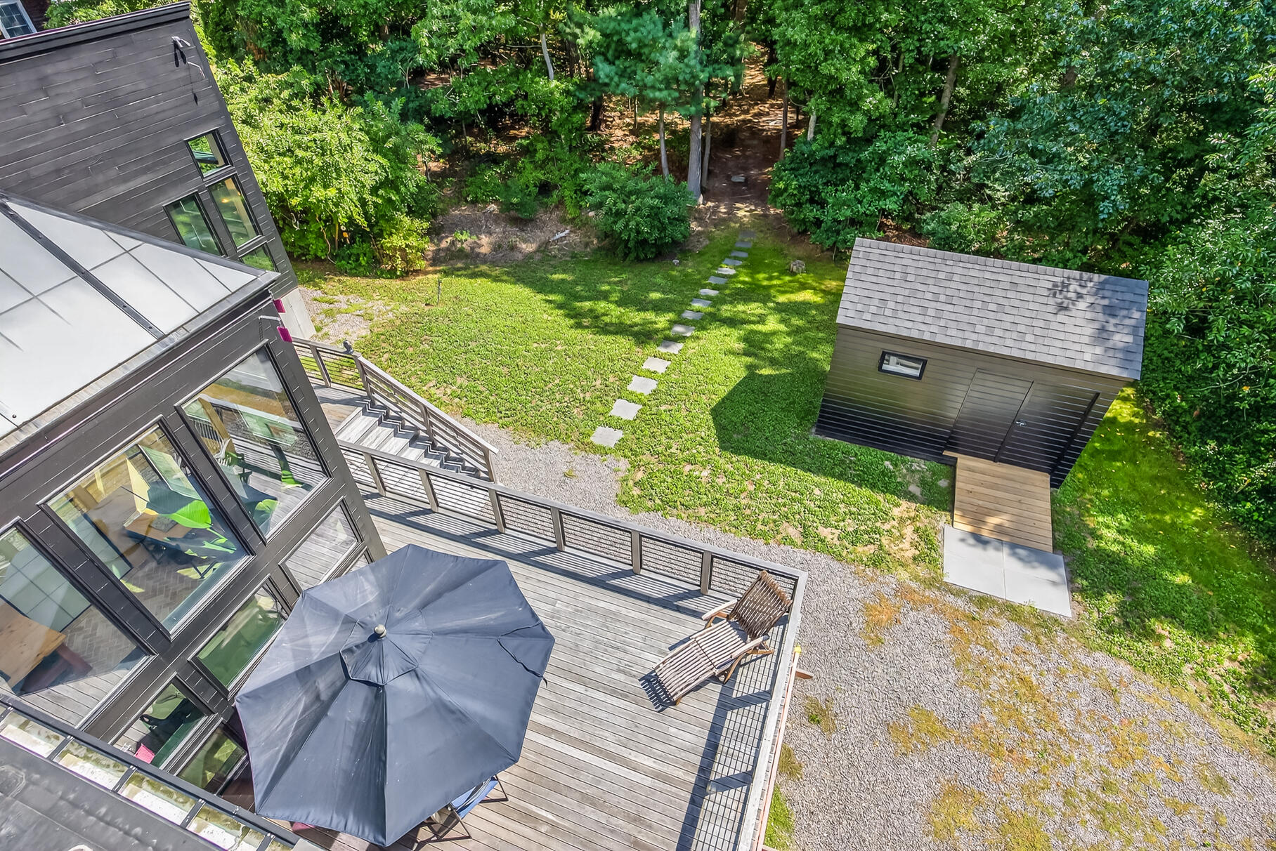 50 Rivers Edge Road East Falmouth, MA 02536 - Photo 40 of 55 a aerial view of a house with a yard