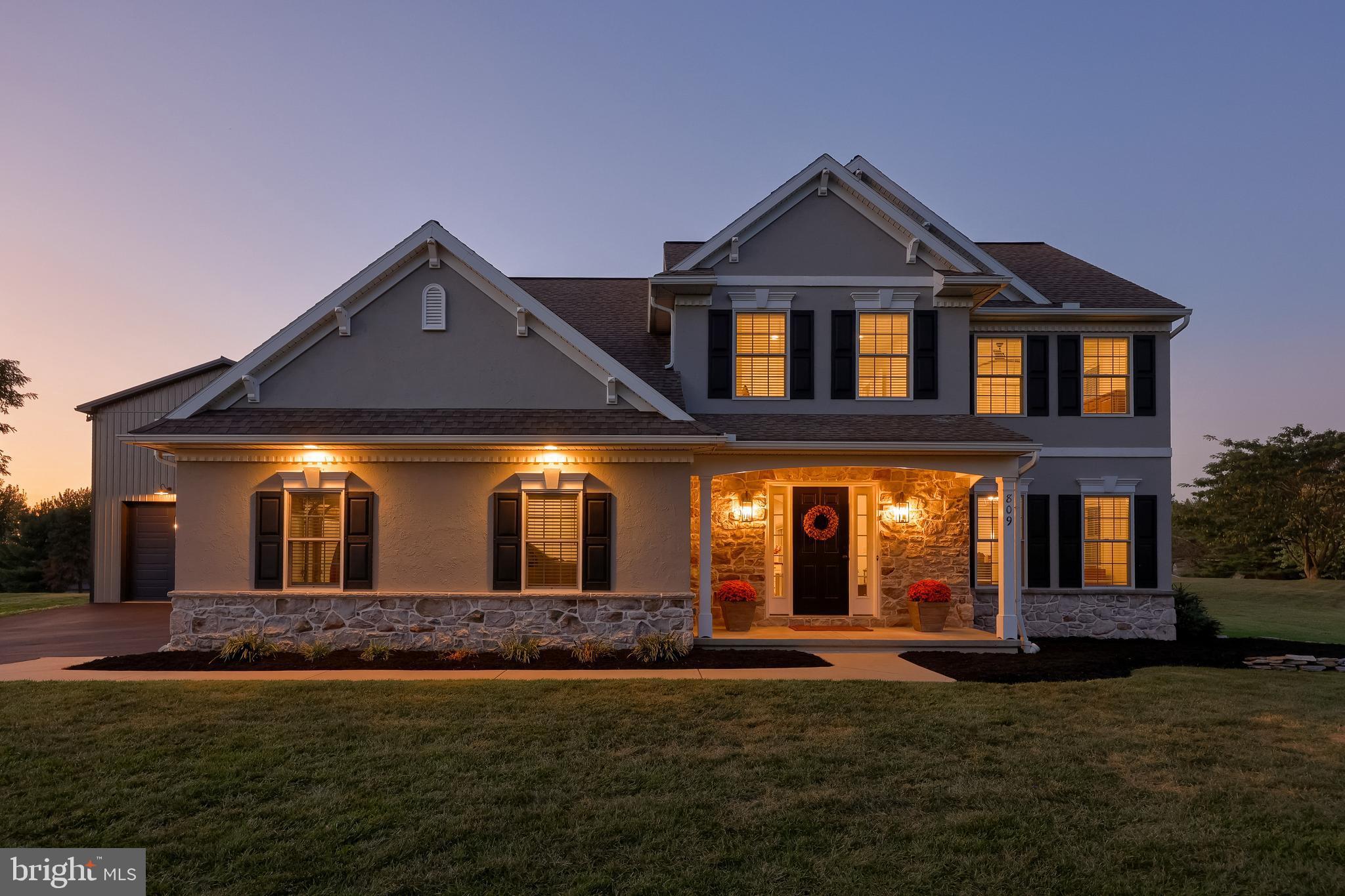 809 West Brubaker Valley Road Lititz, PA 17543 - Photo 2 of 58 a front view of a house with a yard