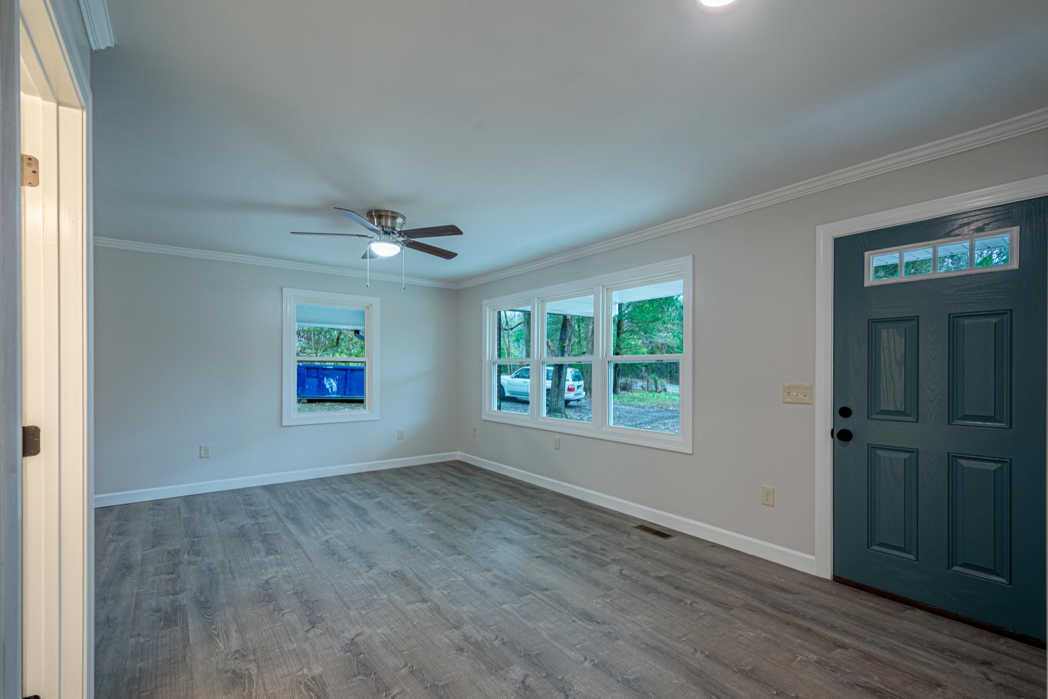 1844 Prospect Elkton Road Prospect, TN 38477 - Photo 18 of 43 an empty room with wooden floor and windows