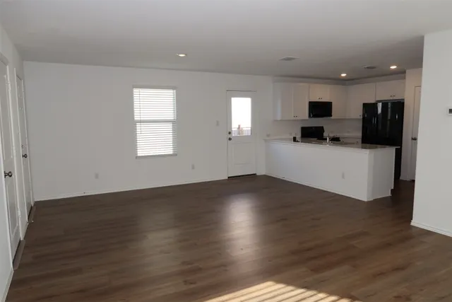 a view of a house with a deck