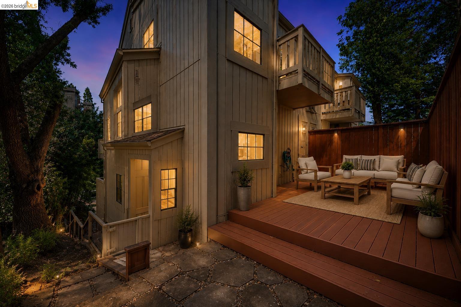 261 Redhawk Road Novato, CA 94949 - Photo 39 of 44 Exterior siding featuring multiple windows with illuminated interiors