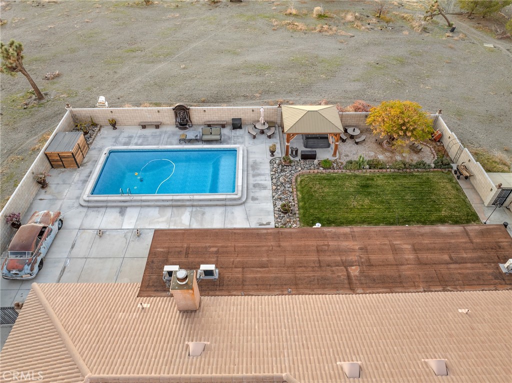 12326 Silver Rock Road Pinon Hills, CA 92372 - Photo 34 of 41 swimming pool view with a outdoor space