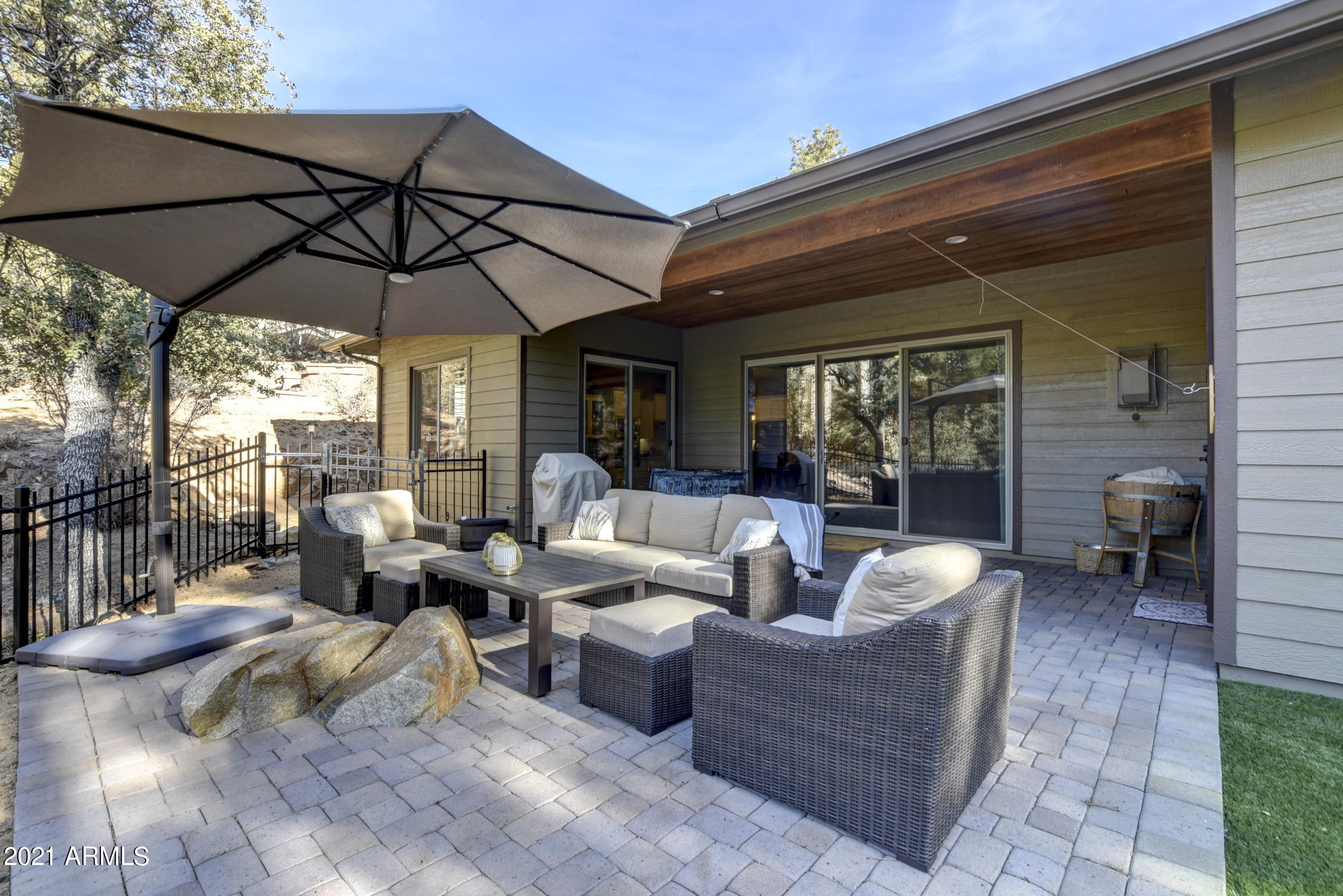 1181 West Timber Ridge Road Prescott, AZ 86303 - Photo 25 of 39 Back Patio - 1181 W Timberridge