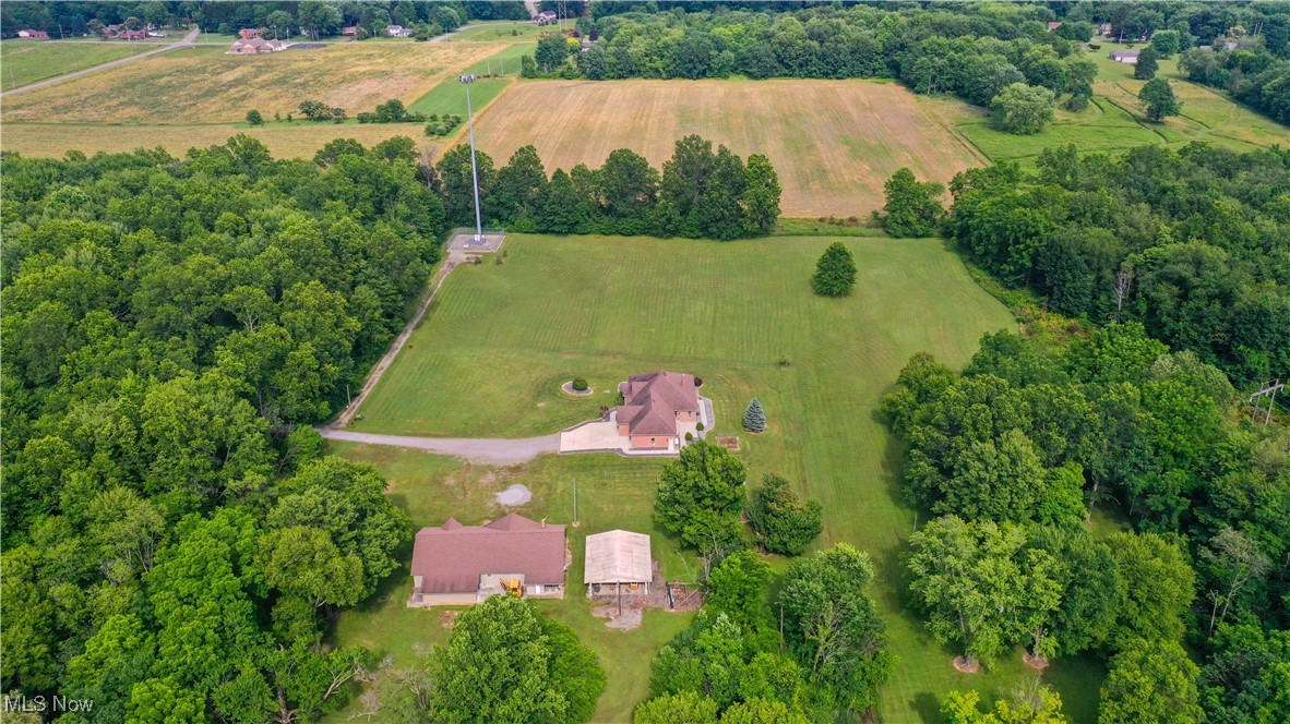 4901 New Castle Road Lowellville, OH 44436 - Photo 3 of 50 Over 25 Acres - Aerial View