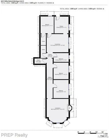 $1,795 | 68 East Willis Street, Unit 10, Detroit, MI 48201