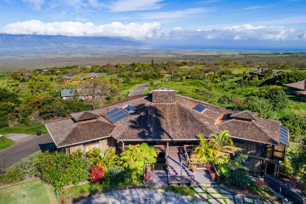 1470 Naalae Road Kula, HI 96790 - Photo 3 of 30 an aerial view of residential houses and outdoor space
