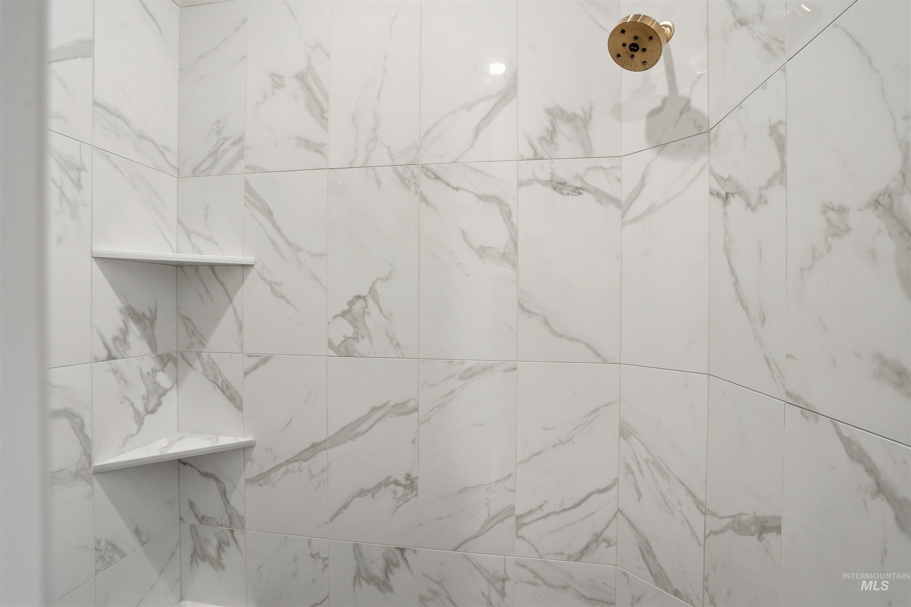 2976 East Parulo Drive Meridian, ID 83642 - Photo 22 of 40 Bathroom view of a marble finish shower