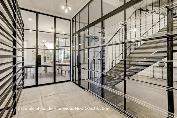 a view of a yard in front of a house