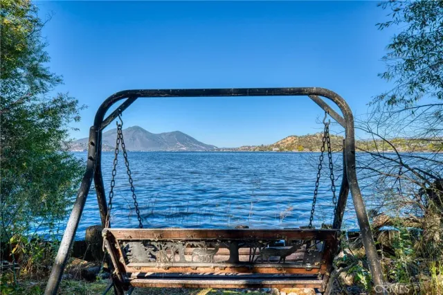 a view of sitting area in front of house