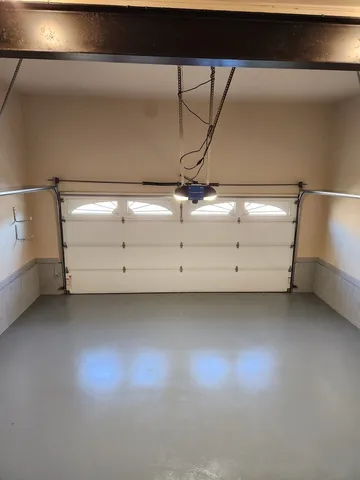 a view of a hallway with staircase