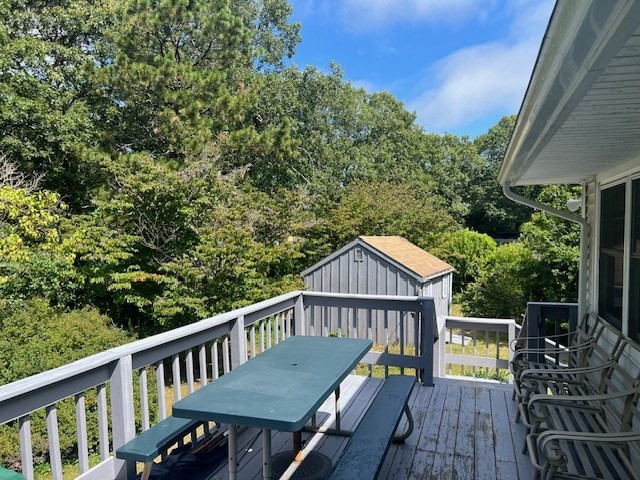 178 Walnut Street Barnstable, MA 02601 - Photo 11 of 12 a view of a wooden deck and a patio