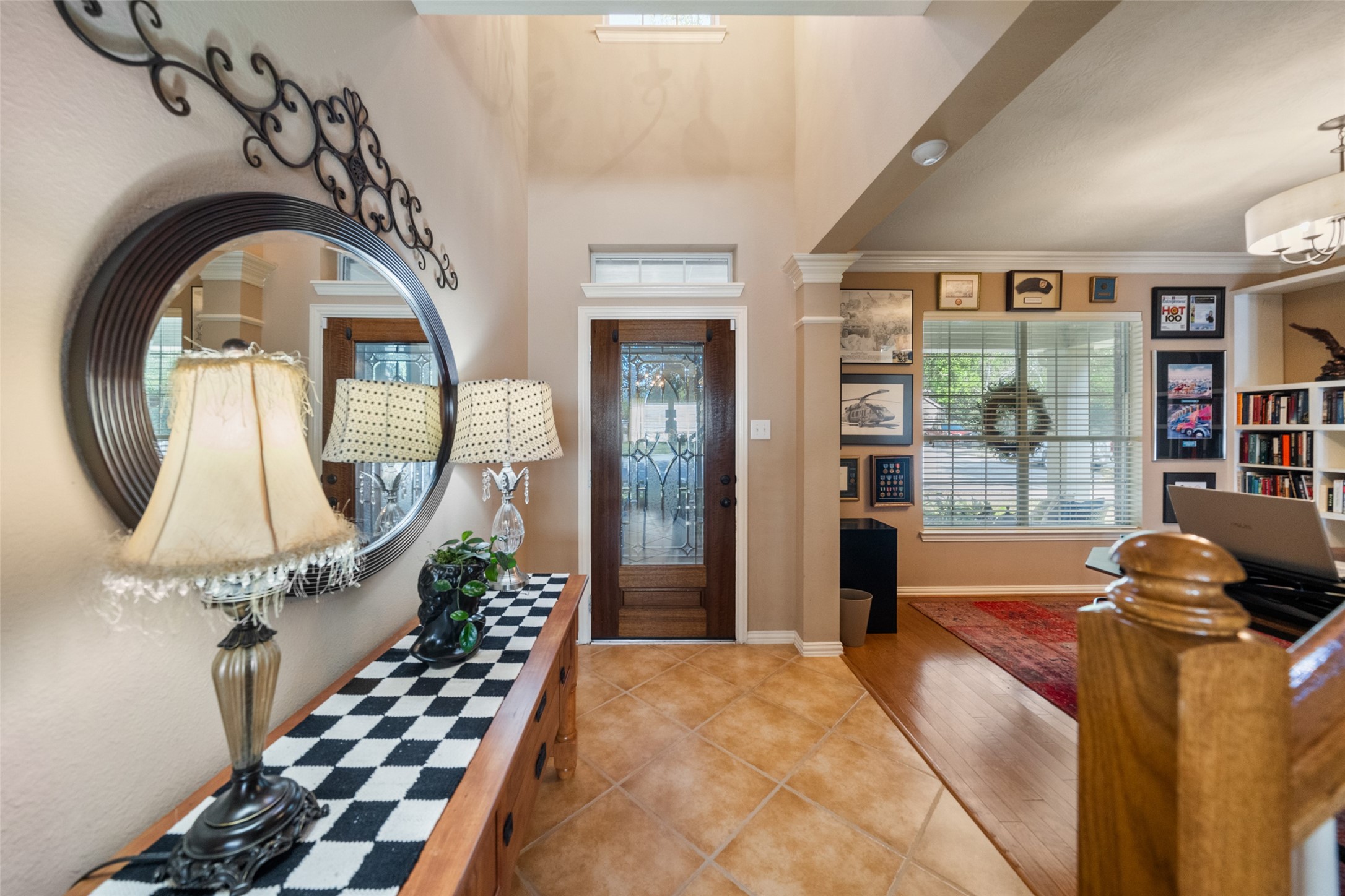 14422 Andrews Ridge Lane Humble, TX 77396 - Photo 13 of 40 a front view of a house with garden