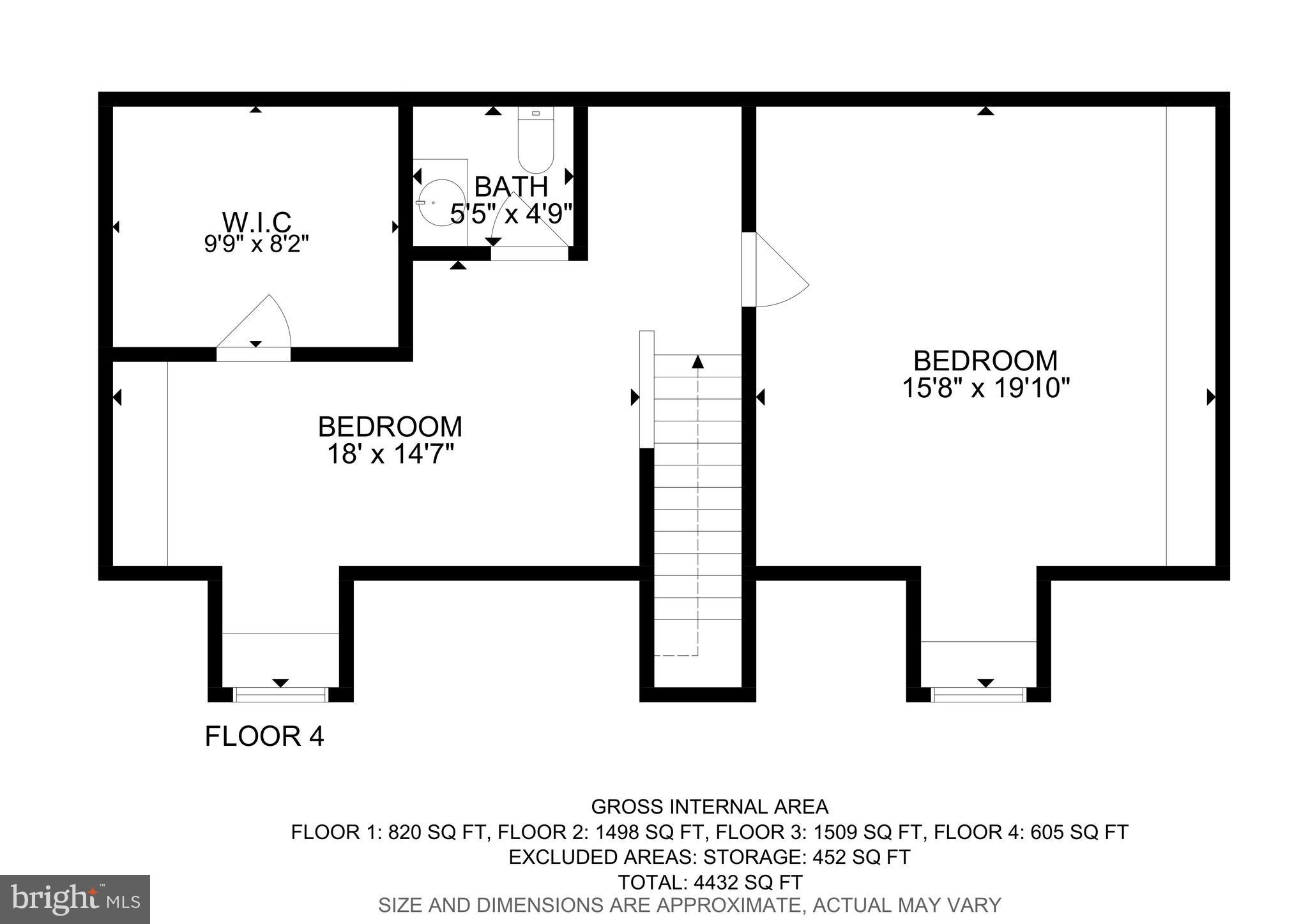 3310 Leritz Lane Edgewater, MD 21037 - Photo 87 of 89 3rd Level Floor Plan