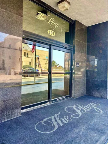 a view of ocean with a stairs