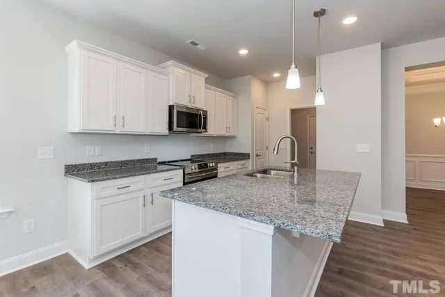 a aerial view of a house