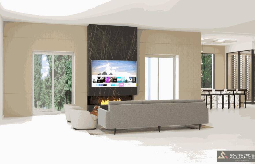 1423 Lands End Road Lantana, FL 33462 - Photo 9 of 21 Great Room Fireplace 1